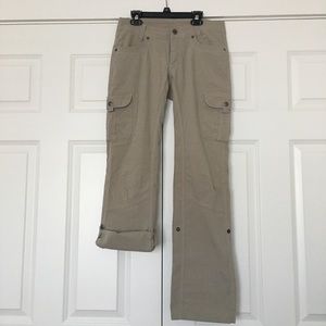 Kuhl Tan Cargo Roll-Up Pants